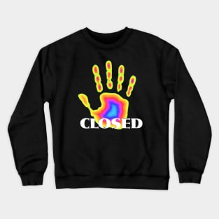 Handprint Closed Crewneck Sweatshirt